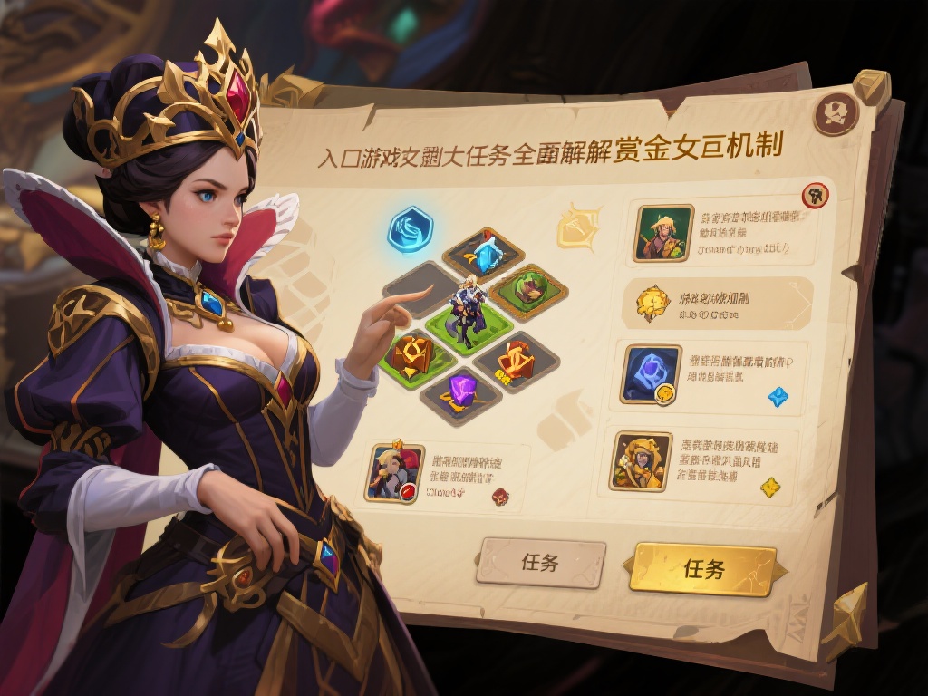 在进入游戏之前，首要任务是全面了解赏金女王的机制。